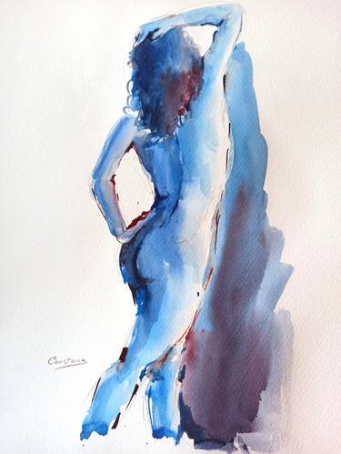 Original Expressionism Erotic Paintings by Constans Mestres