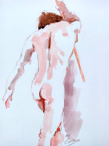 Original Realism Nude Paintings by Constans Mestres