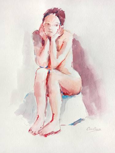 Original Nude Paintings by Constans Mestres