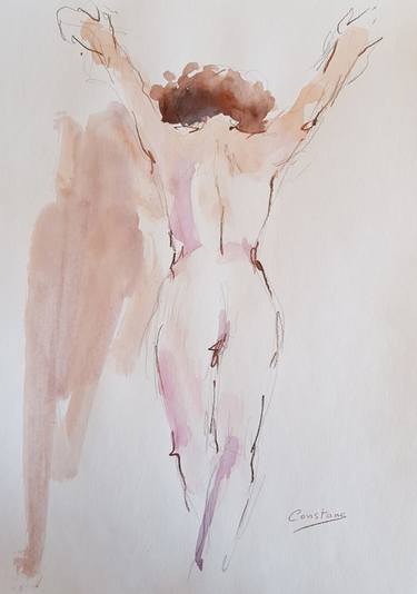 Original Erotic Paintings by Constans Mestres