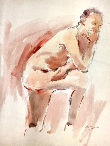 Original Figurative Nude Paintings by Constans Mestres