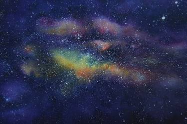 Print of Fine Art Outer Space Paintings by Olha Tupikina