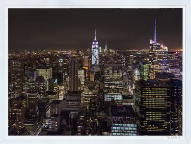 NYC at Night, Manhattan - FRAMED - Limited Ed. of 25 thumb