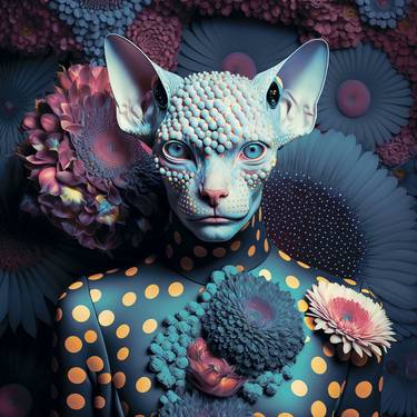Print of Cats Digital by Helen Baranovska