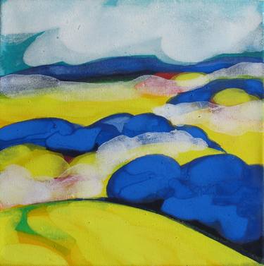 Original Abstract Landscape Paintings by Fra Svatek