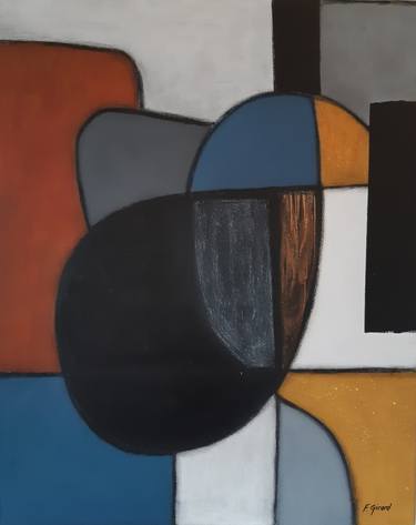 Original Cubism Abstract Paintings by Francis Girard