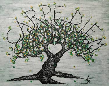 Print of Tree Drawings by Aaron Bombalicki