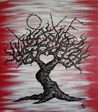 Print of Tree Drawings by Aaron Bombalicki
