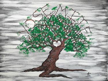 Print of Tree Drawings by Aaron Bombalicki