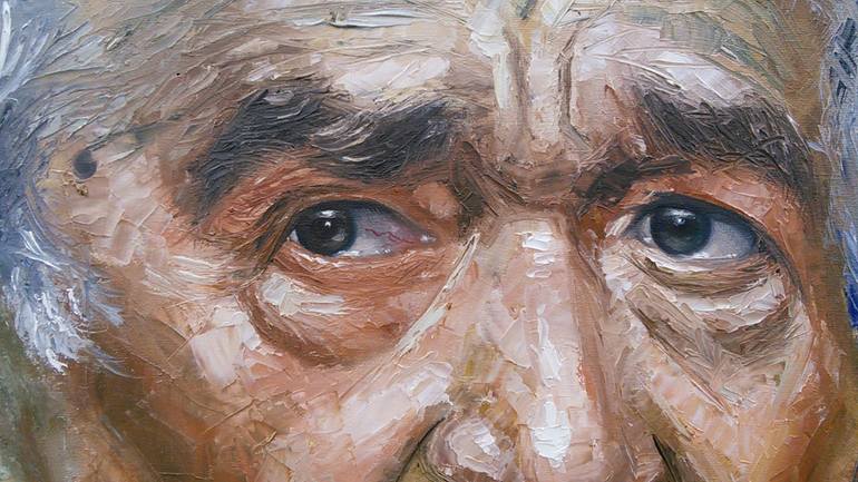 Original Expressionism People Painting by Alket Zeqiri