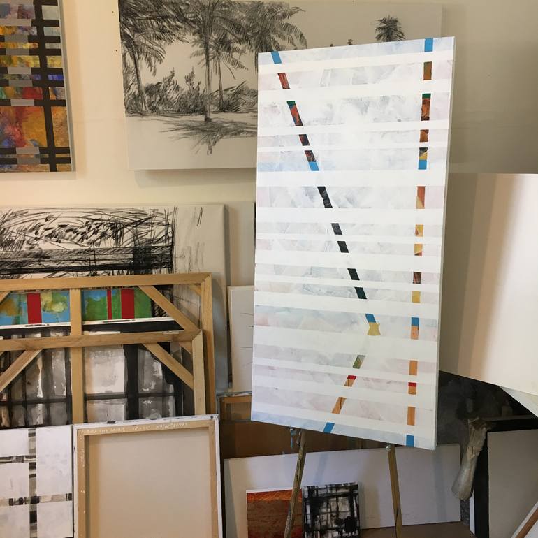 Original Abstract Expressionism Abstract Painting by Acosta Arts