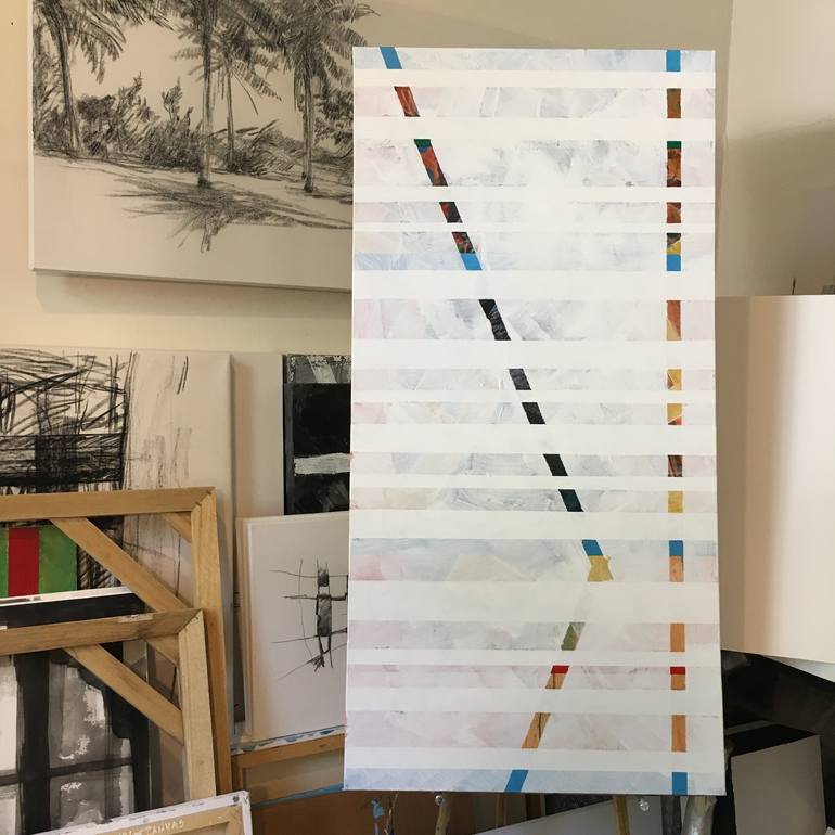 Original Abstract Expressionism Abstract Painting by Acosta Arts
