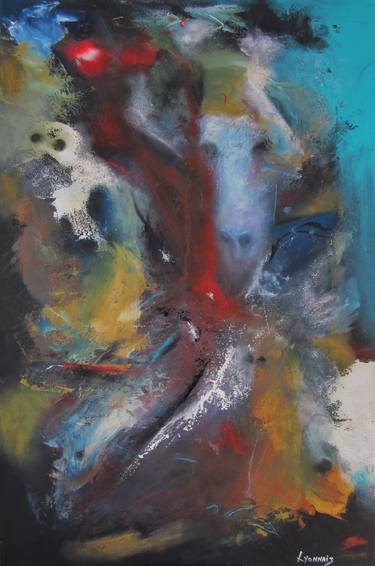 Original Abstract Paintings by Serge Lyonnais