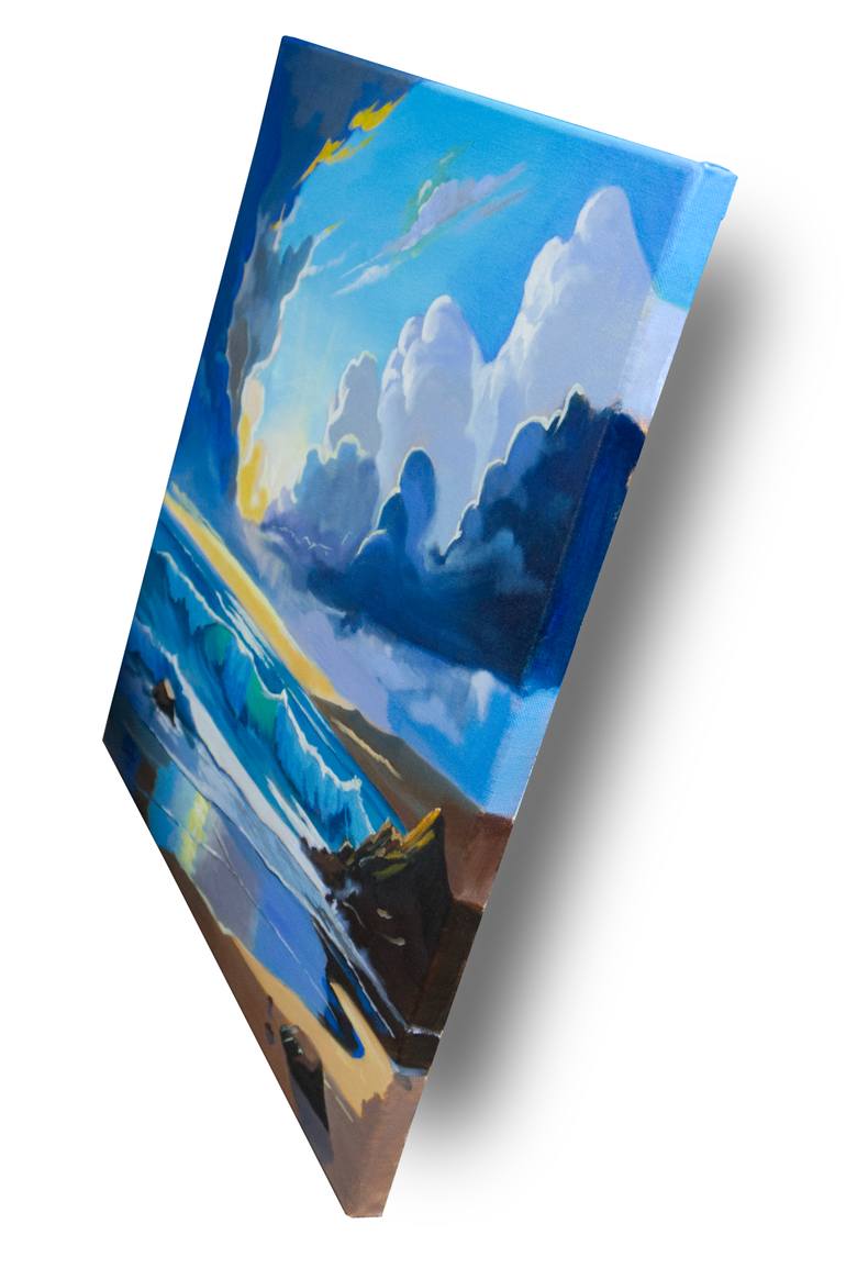 Original Contemporary Beach Painting by Gordon Bruce