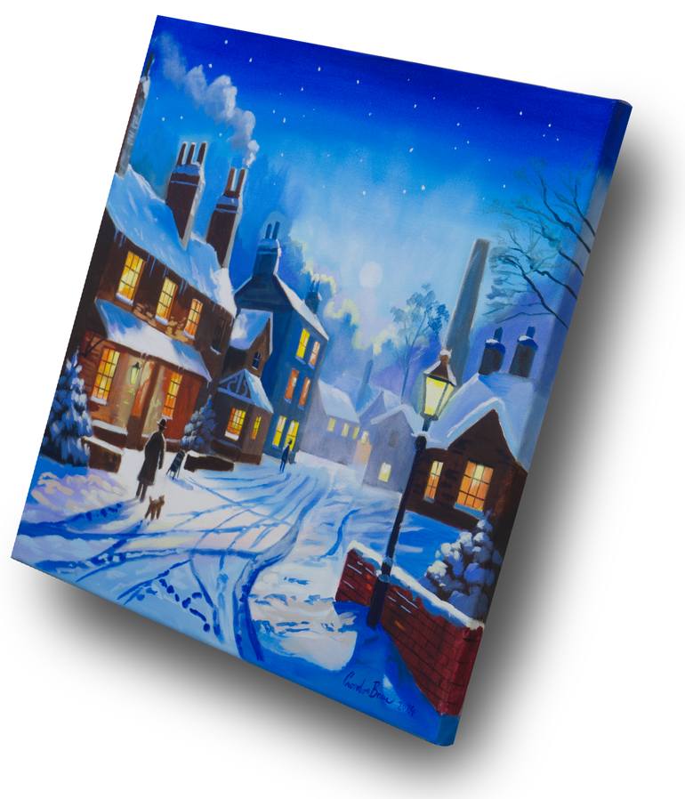 Original Contemporary Architecture Painting by Gordon Bruce