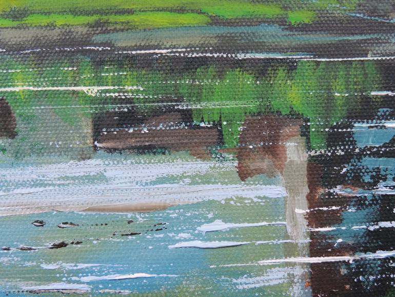Original Impressionism Landscape Painting by Gordon Bruce