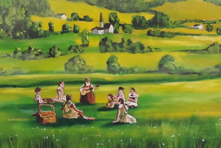 Original Figurative Cinema Painting by Gordon Bruce
