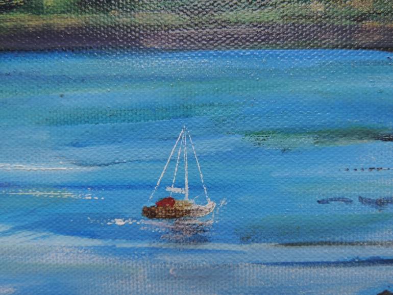 Original Impressionism Landscape Painting by Gordon Bruce