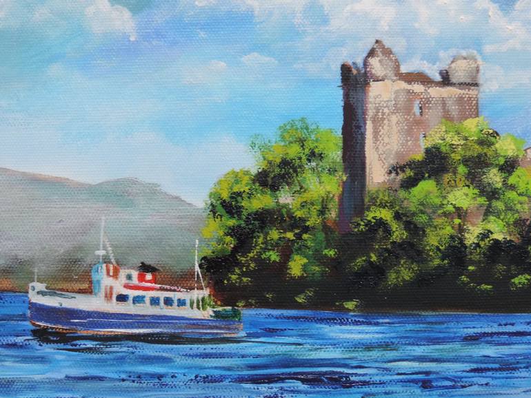 Original Impressionism Landscape Painting by Gordon Bruce
