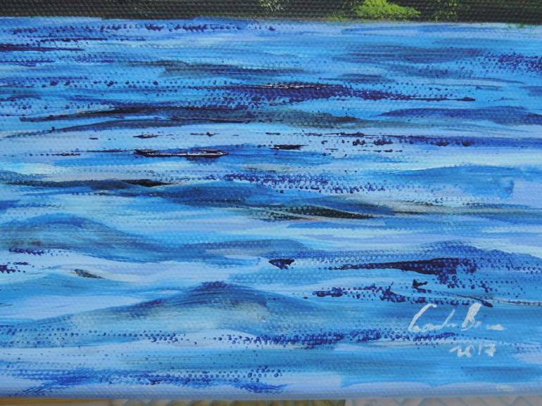 Original Impressionism Landscape Painting by Gordon Bruce