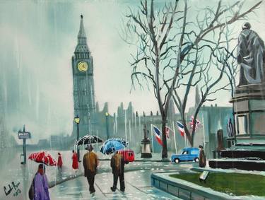 Original Cities Paintings by Gordon Bruce