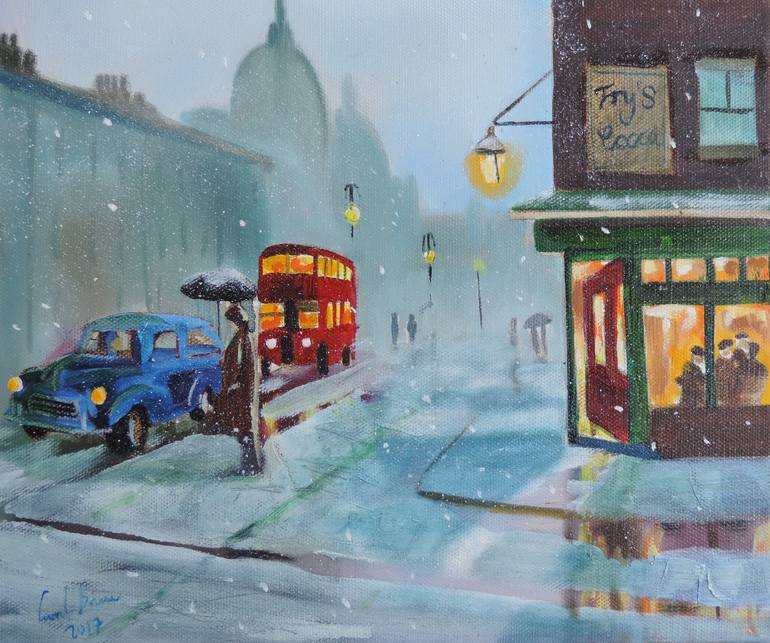 rainy day paintings - Gordon Bruce art