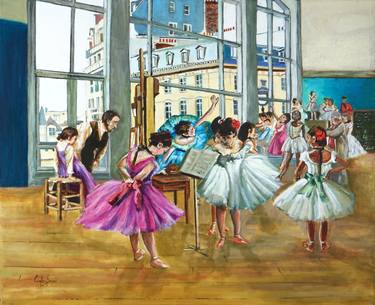Print of Impressionism Performing Arts Paintings by Gordon Bruce