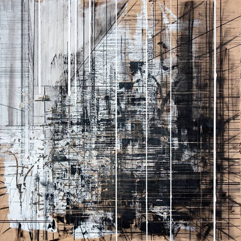 Industrial 9 Painting by Edgar Solórzano | Saatchi Art