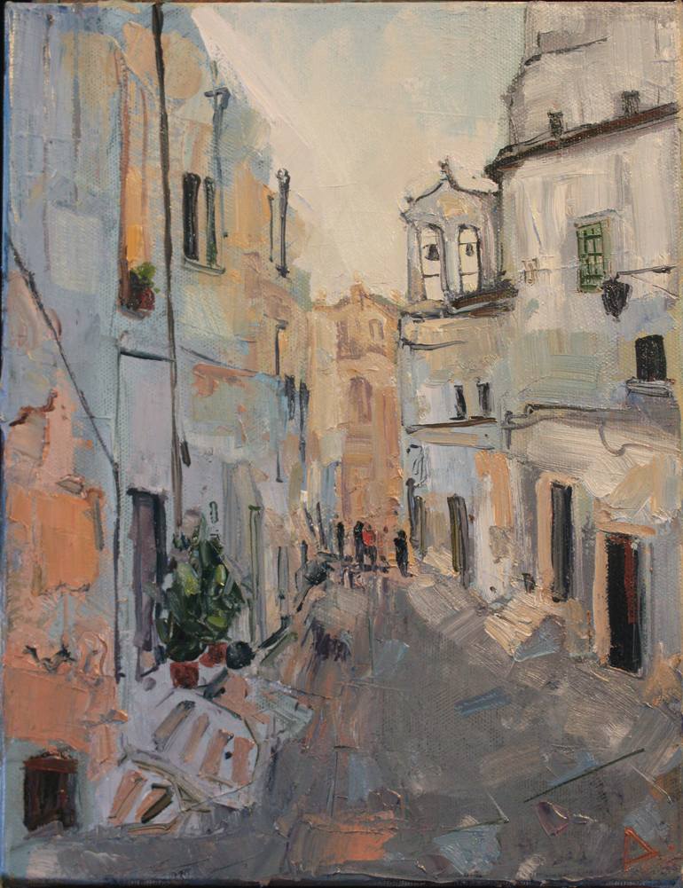 Old City Painting by Мария Демидова | Saatchi Art