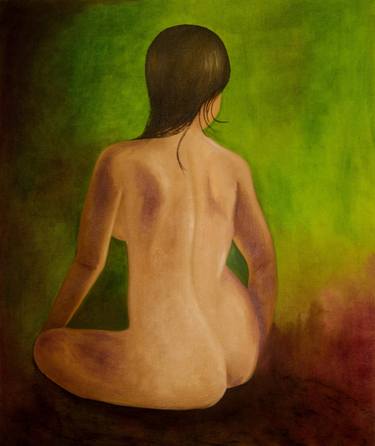 Original Nude Painting by Petrvs Pavllvs Sanctvs