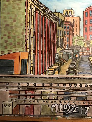 Print of Cities Paintings by Mitchell Lurye