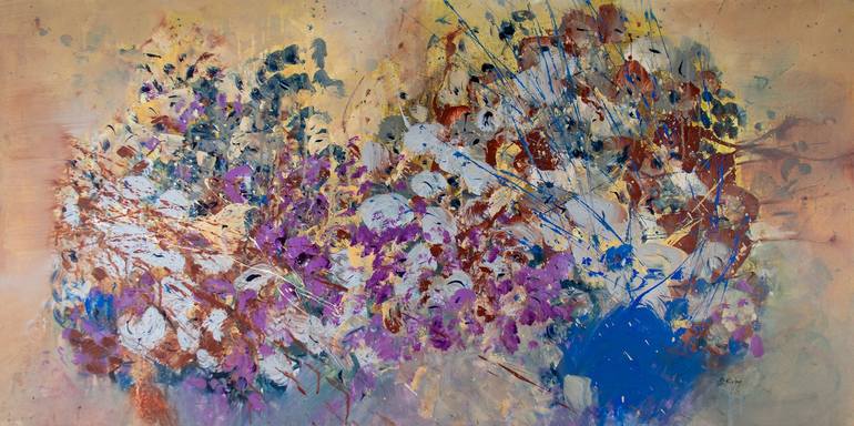 Print of Abstract Floral Paintings by Stefanie Kirby