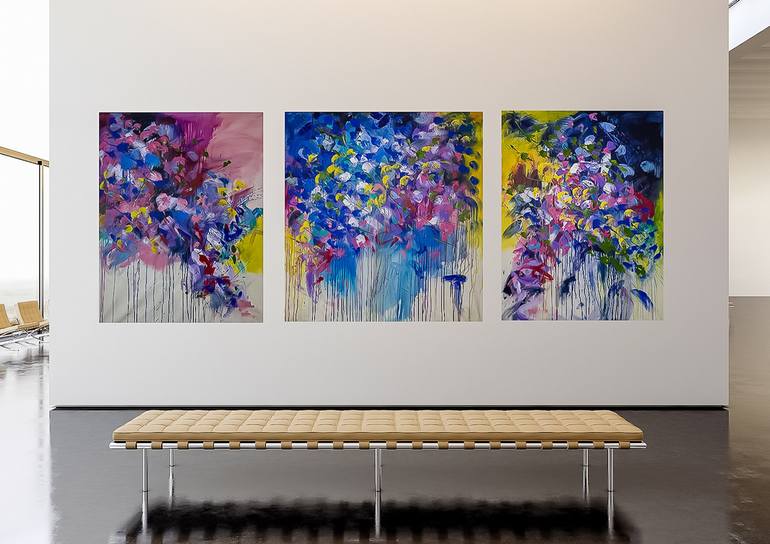 Original Floral Painting by Stefanie Kirby