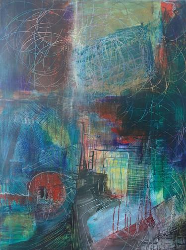 Original Abstract Expressionism Abstract Paintings by Stefanie Kirby