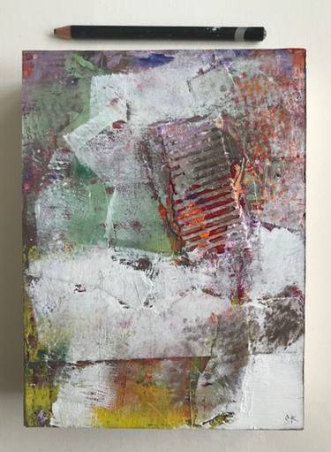 Original Abstract Collage by Stefanie Kirby