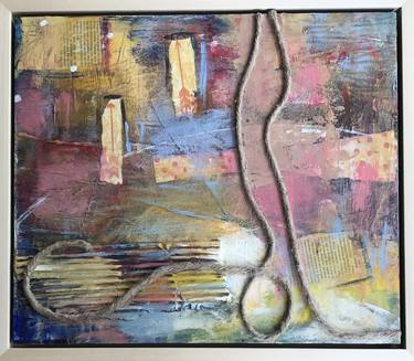 Original Abstract Collage by Stefanie Kirby