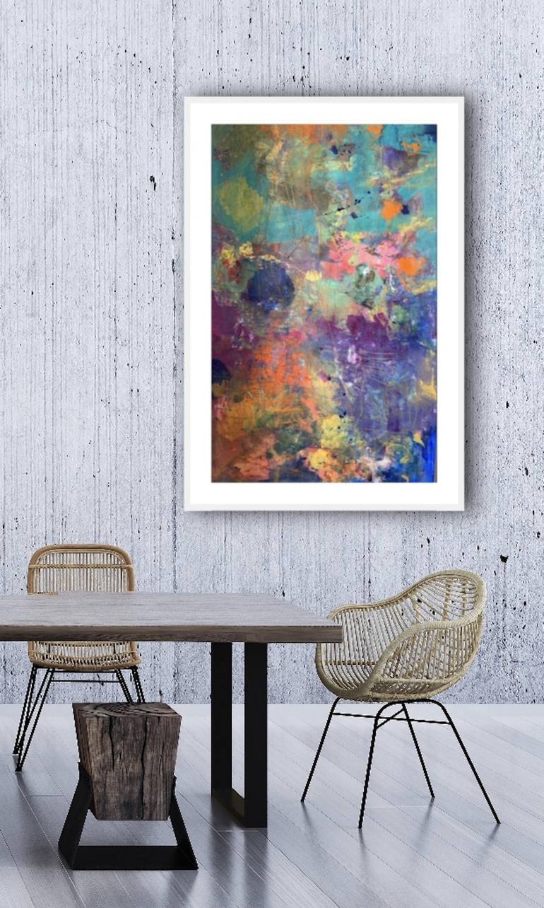 Original Abstract Expressionism Abstract Painting by Stefanie Kirby