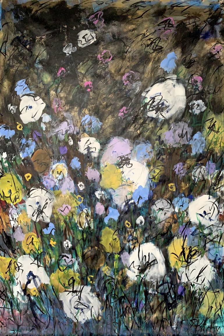 Original Floral Painting by Stefanie Kirby