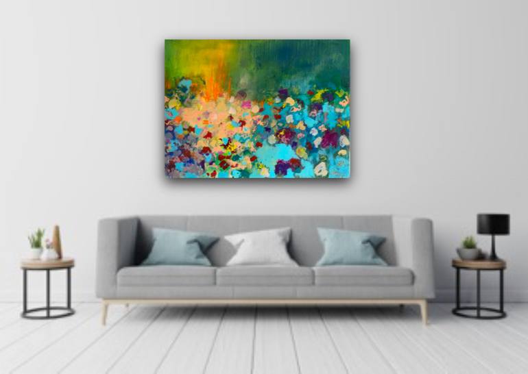 Original Floral Painting by Stefanie Kirby