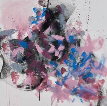 Original Abstract Floral Paintings by Stefanie Kirby