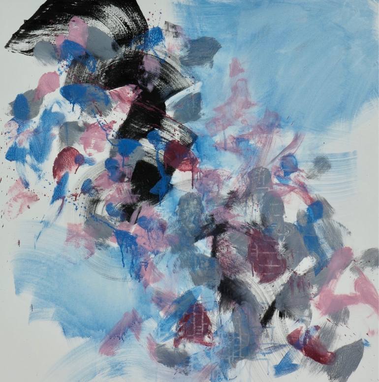 Original Abstract Floral Paintings by Stefanie Kirby