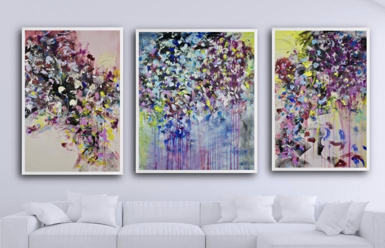 Original Floral Painting by Stefanie Kirby