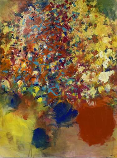 Print of Abstract Expressionism Abstract Paintings by Stefanie Kirby