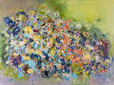 Print of Abstract Floral Paintings by Stefanie Kirby