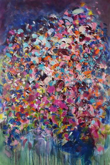 Print of Abstract Floral Paintings by Stefanie Kirby