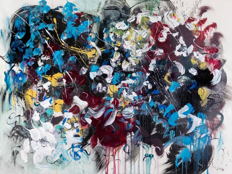 Print of Abstract Expressionism Abstract Paintings by Stefanie Kirby