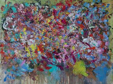 Print of Abstract Expressionism Abstract Paintings by Stefanie Kirby