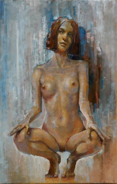Original Impressionism Erotic Paintings by PAVEL FILIN