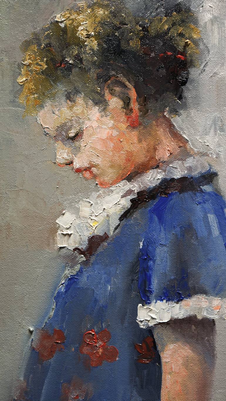 Original Children Painting by PAVEL FILIN
