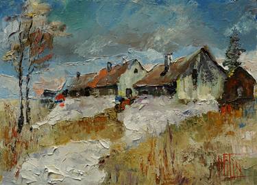 Original Impressionism Landscape Paintings by PAVEL FILIN